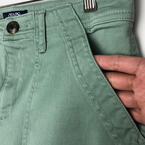 Chaps Sage Green Skinny Casual Ankle Pants Size 6 - Picture 4 of 6